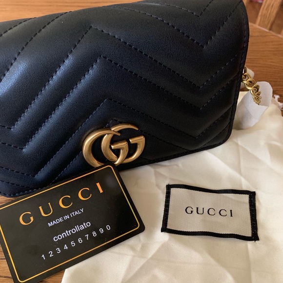 Gucci Handbags - GUCCI mini quilted leather shoulder bag